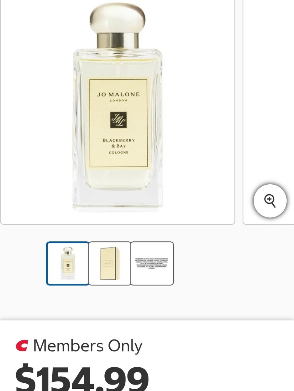 BRAND NEW NEVER OPENED Jo Malone Blackberry & Bay Cologne